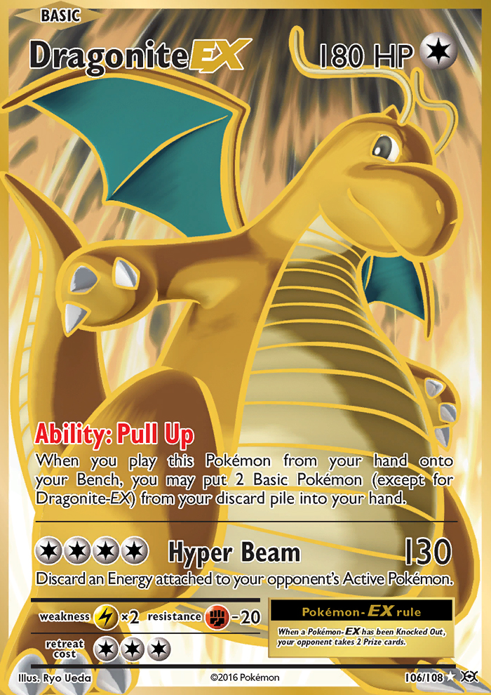 Dragonite-EX #106 Evolutions - Pokefol.io - Current & Historical Prices