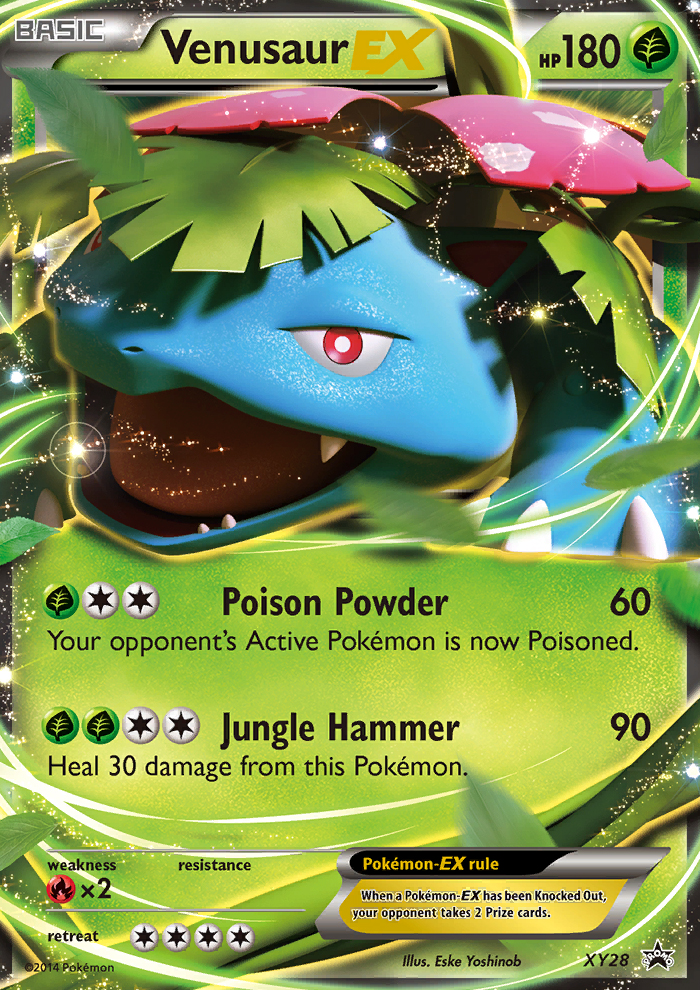 Venusaur-EX #XY123 XY Black Star Promos - Pokefol.io - Current